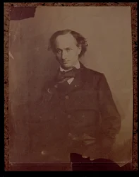 Charles Baudelaire, französischer Dichter, Porträtfotografie
